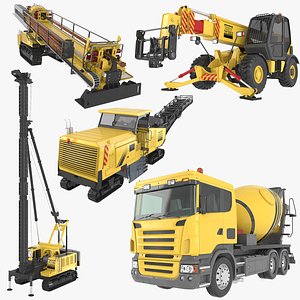 Heavy Construction Machinery Equipment Industrial 5 in 1 vol 3