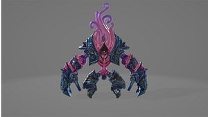 3D model Flame Guardian Golem