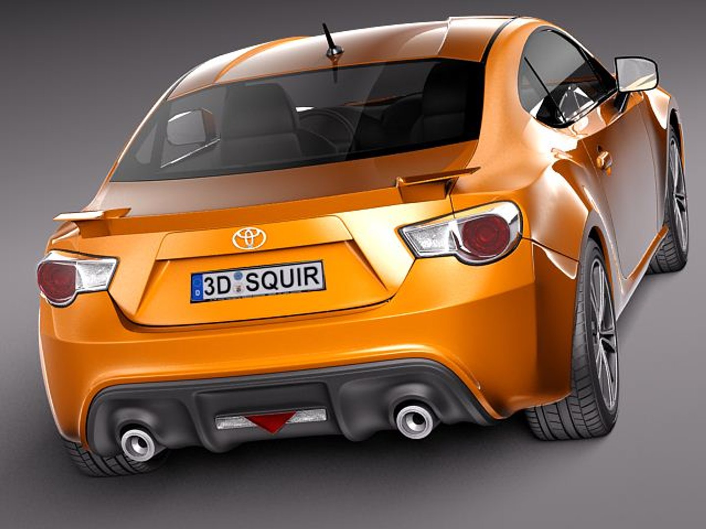 3d Model Subaru 2013 Sport Coupe