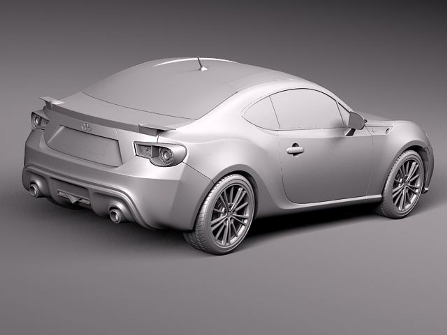 3d Model Subaru 2013 Sport Coupe