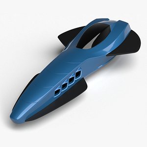 Racing Spaceship Gamma Velorum 3D model