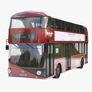 3d new bus london model
