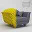 3D chair armchair