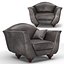 3D chair armchair