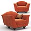3D chair armchair