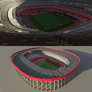 3D MEXICAN STADIUM - ESTADIO AZTECA Ultimate Version Legacy Stadium