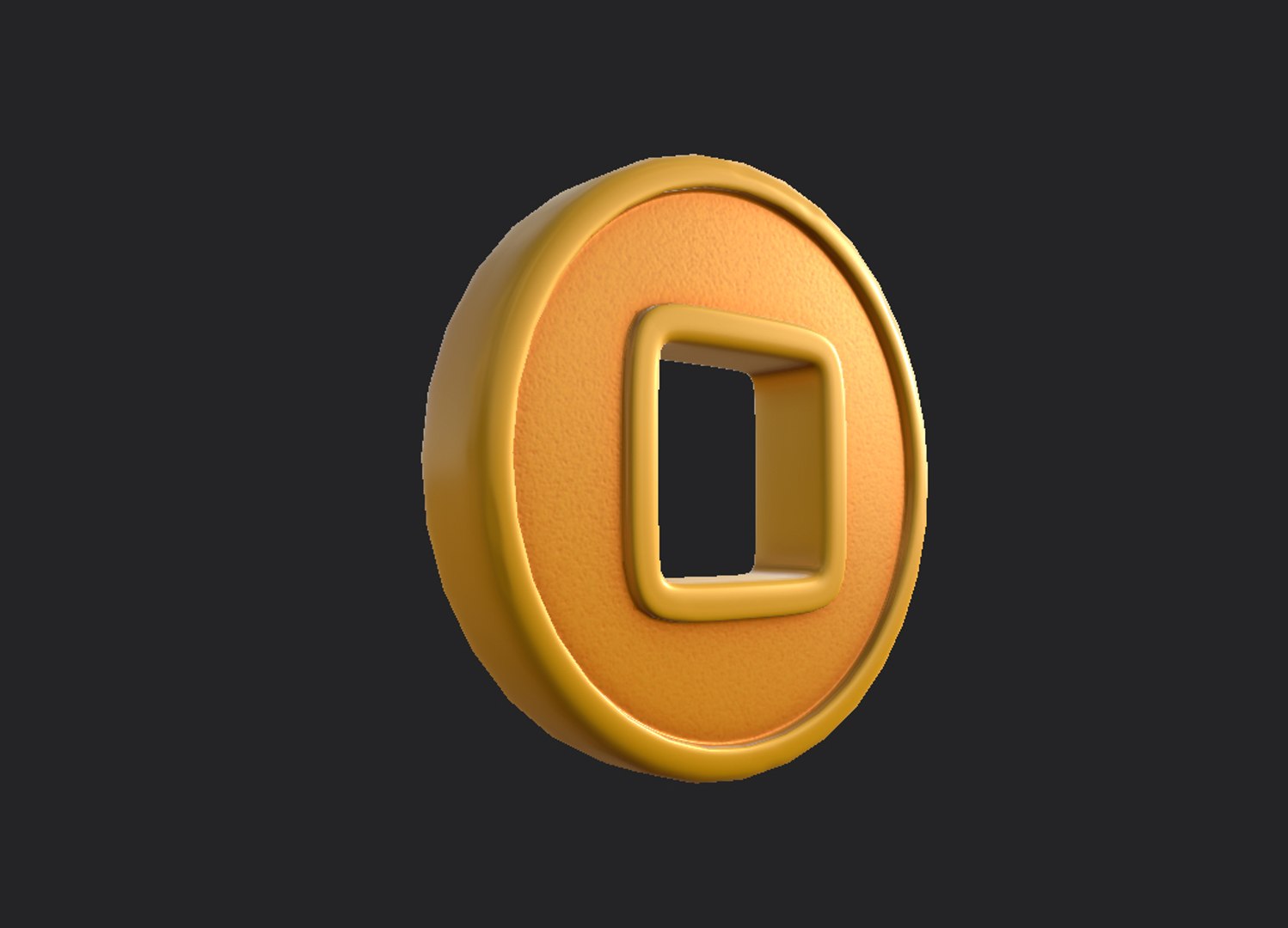 Chinese Coin Model - TurboSquid 1552435
