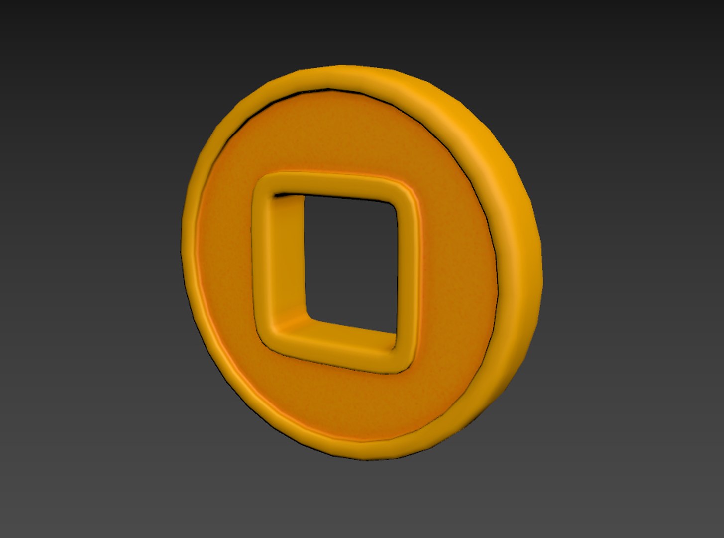 Chinese Coin Model - TurboSquid 1552435