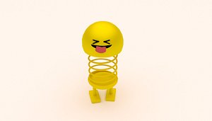 3D facebook haha reaction model