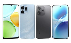 3D Honor Play 60A Azure Sky And Vivo V70 Elite Authentic Black