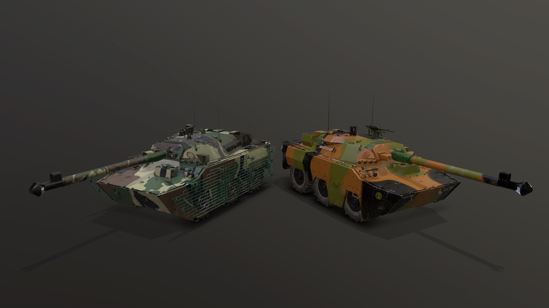 Tank Amx 3D Model - TurboSquid 1344975