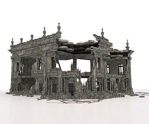 RUINED APOCALYPSE BUILDING
