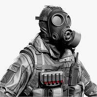 Mercenary Soldier Zbrush