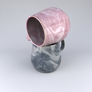 mugs coffee 3D model