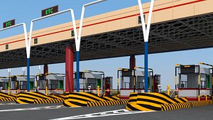 Highway toll station