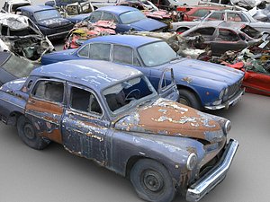 Car Apocalypse Wreck Pack 10