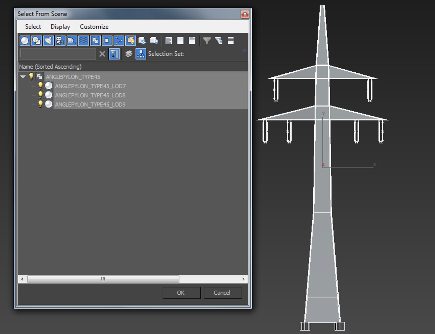 Angle Pylon Low Poly 3D Model - TurboSquid 1969538
