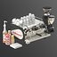 La Marzocco Kaffeemaschine mit Dekor