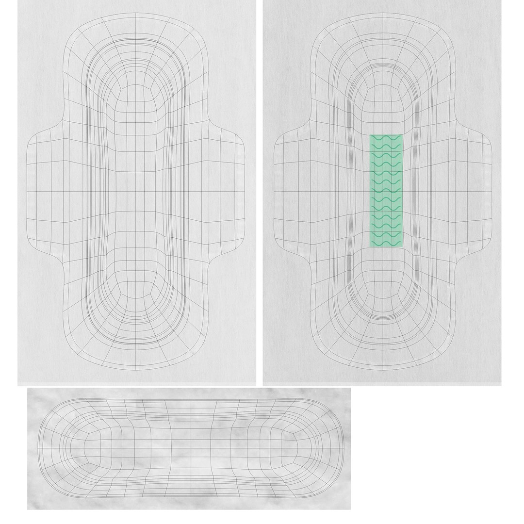 Sanitary Napkin Pad 3D https://p.turbosquid.com/ts-thumb/1e/Xc5UQH/j7/uv/jpg/1677313292/1920x1080/fit_q87/090cdacebe750321da3243d8a10a4927240e00c2/uv.jpg
