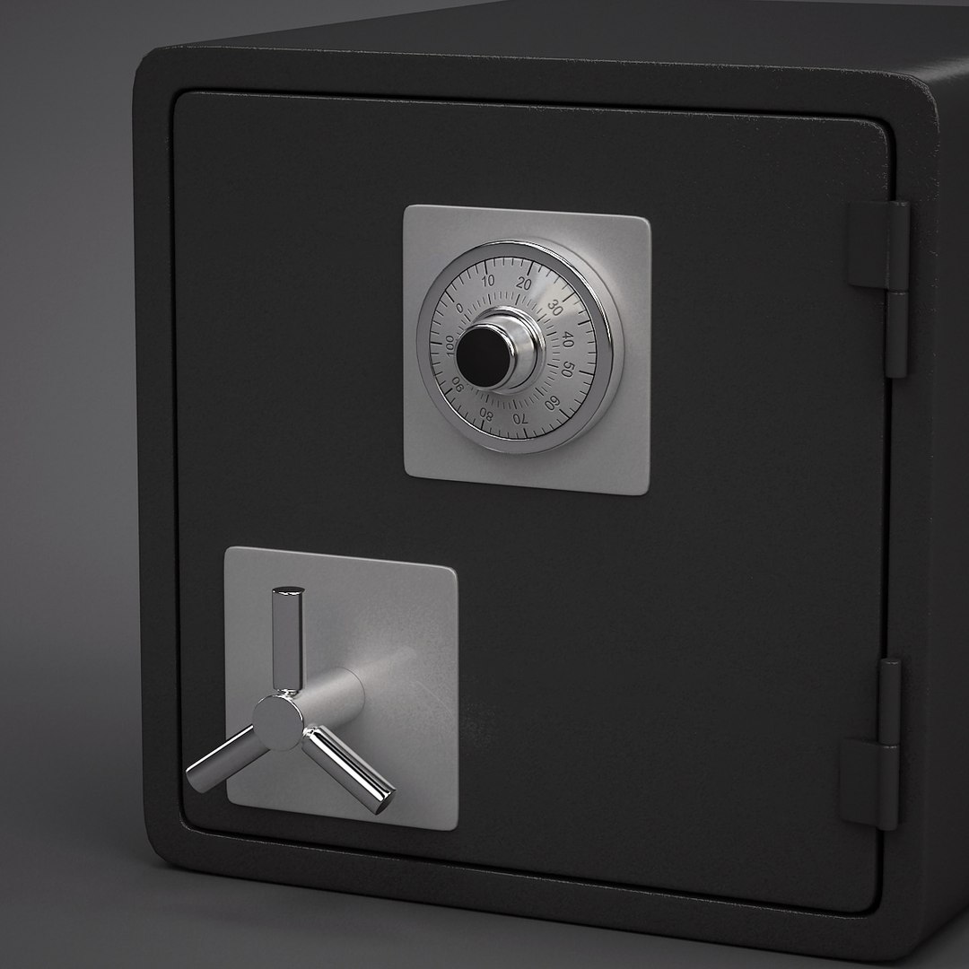 3d Safe Combination Lock Model