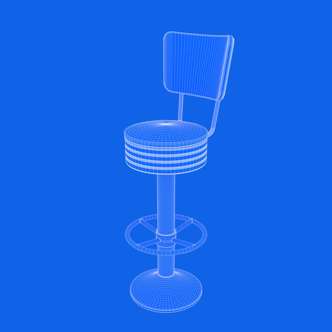 Bar Stool 3D https://p.turbosquid.com/ts-thumb/1e/caEkwI/Qu/wire_angle/png/1747246446/1920x1080/fit_q87/3c866e93d8bc53575d2f085e9a11be53f8bd052e/wire_angle.jpg