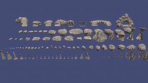 Big mountain stones Pack Low-poly