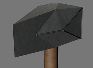 decorative fantasy axe c4d