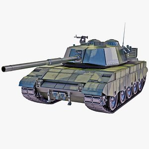 3d model al-zarrar pakistan main battle tank
