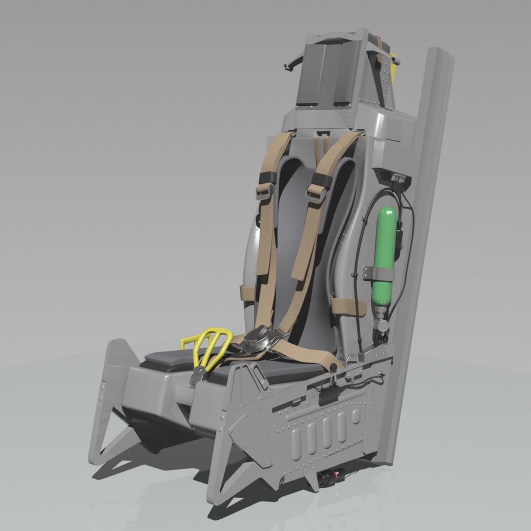 3dsmax F16 Ejection Seat