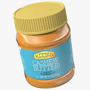 Crazy Richards Natural Cashew Butter 3D