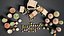 Colección de accesorios de mercado medieval