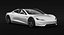 tesla roadster 3D model