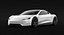 tesla roadster 3D model