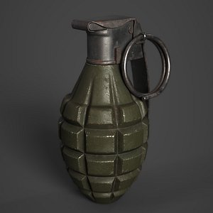 mk2 grenade 3D model