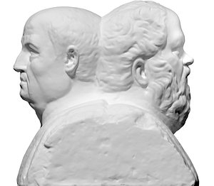 Double herm of Socrates and Seneca