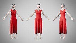 3D Dress 44 Alabama Crimson With Design