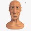 Homem idoso dos desenhos animados Jim com 19 objet