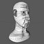 Homem idoso dos desenhos animados Jim com 19 objet