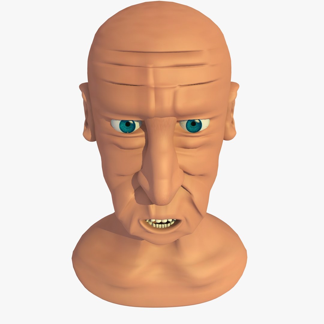 3d model morphed head elderly man cartoon https://p.turbosquid.com/ts-thumb/1f/0aAkwY/LzCUnxDm/1oldjimhead7/jpg/1405593702/1920x1080/fit_q87/52f110fea8a598b10a8c96282a5746f3967b34b9/1oldjimhead7.jpg