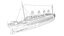 Titanic LEGO 3D-Modell