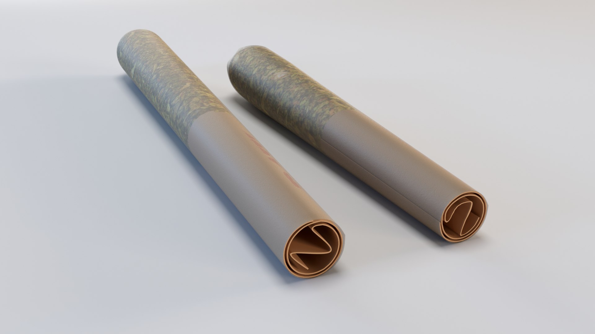 3D Model Weed Joint Roll - TurboSquid 2174832