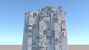 Scifi Skyscrapers 3001 3D model