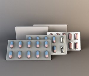 pills 3D model