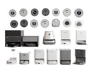 Robot vacuum cleaners Robot vacuums collection 3D