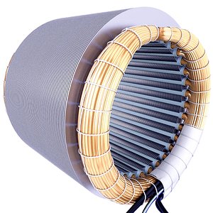 Professional Electric Motor Stator 47 3D