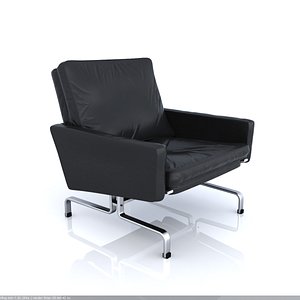classic leather 3d model