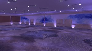 3D model Hotel Conference Room 15 Hilton Anaheim Hotel