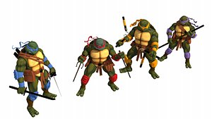 3D Teenage Mutant Ninja Turtles