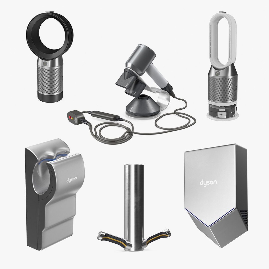 Dyson Appliances Collection 4 3D model preview