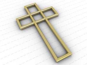3D cross model